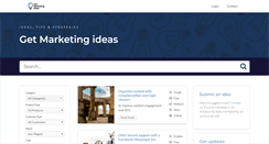 Desktop Screenshot of getmarketingideas.com